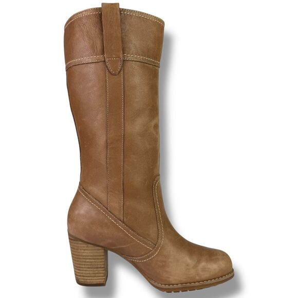 Timberland Earthkeepers Rudston Tall Western Riding Boots Brown Leather 5.5 - Picture 5 of 11